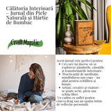 Calatoria Interioara – Jurnal din Piele Naturala si Hartie de Bumbac