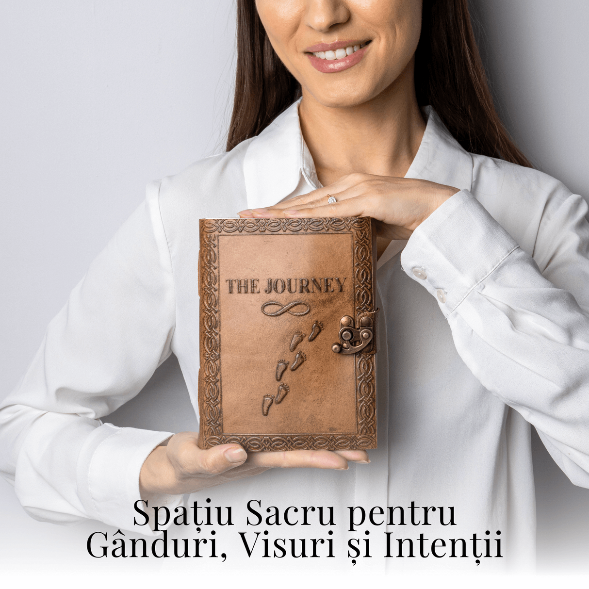 Calatoria Interioara – Jurnal din Piele Naturala si Hartie de Bumbac