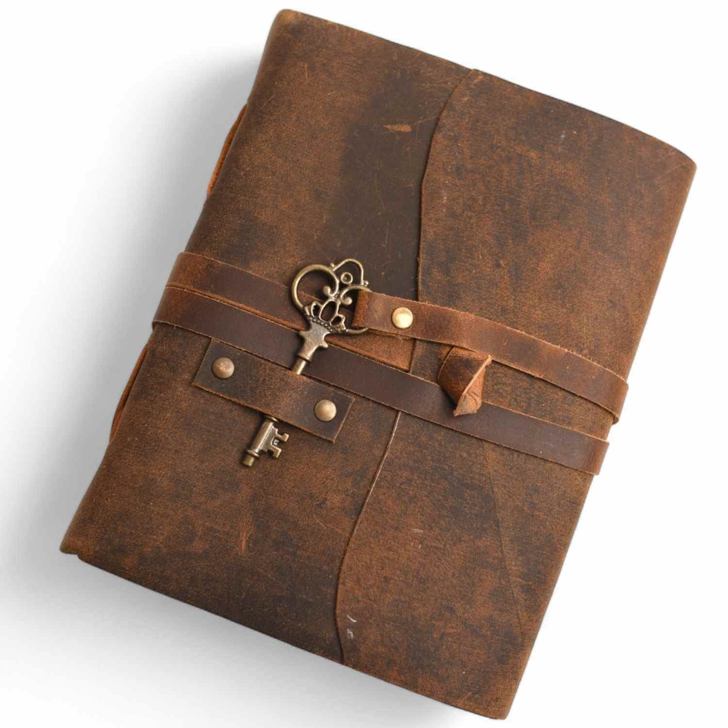 Jurnal Vintage incuietoare cheie inima -Eleganta si Intimitate