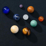Set 9 planete in Sistemul Solar din pietre semipretioase – univers, stiinta, astrologie, meditatie