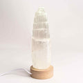 Lampa de noapte din Selenit natural – Purificare si Liniste