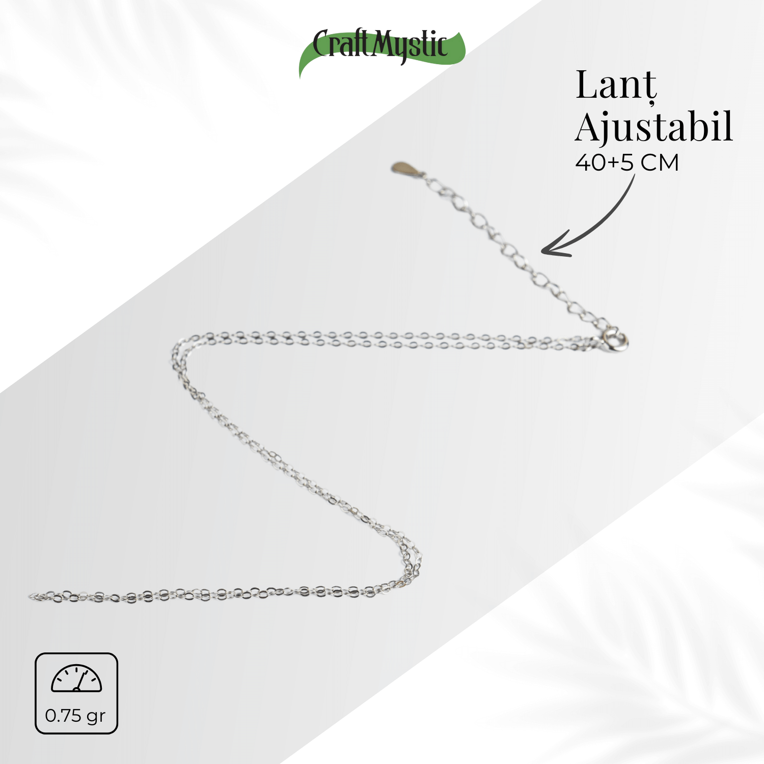 Lant reglabil pentru Bijuterii din Argint 925 – Stil Minimalist si Elegant