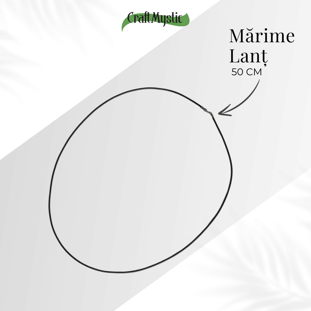 Lant din Sfoara Cerata cu Inchidere din Argint 925 pentru Pandantive