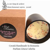 Lumanare cu ulei esential de litsea cubeba – Relaxare si revitalizare naturala