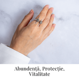 Inelul abilitatii si prosperitatii – Pirita naturala bruta