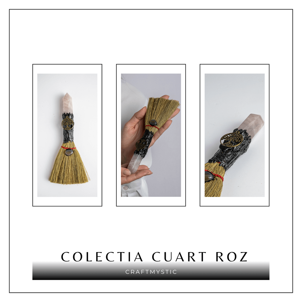 Maturica pentru curatare energetica – Varf Cuart Roz natural