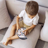 Mini set 32 pietre de colectie | Cutie in forma de luna cu pietre specimen etichetate, educationale pentru baieti si fete