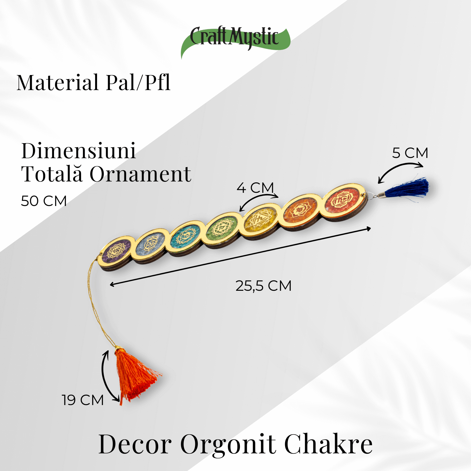 Decor orgonit chakre – Ideal pentru meditatie si vibratii pozitive