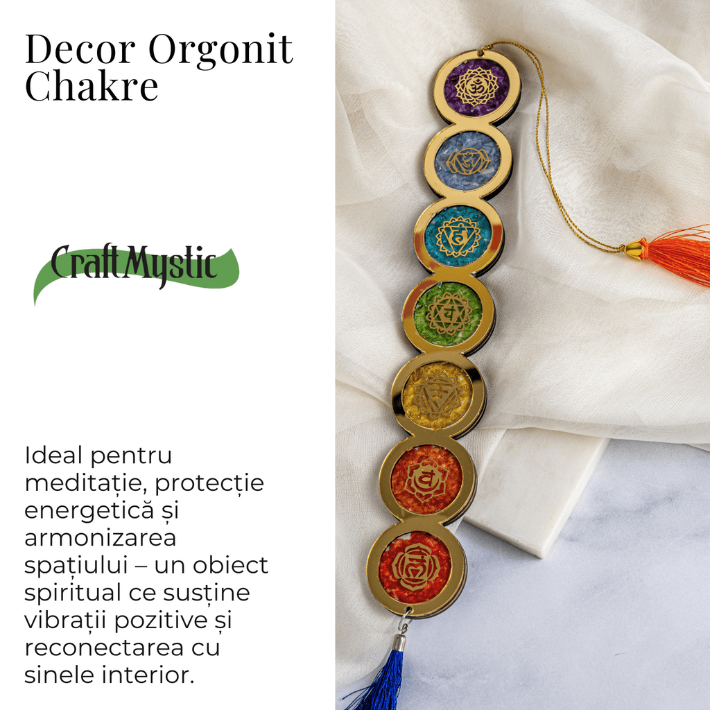 Decor orgonit chakre – Ideal pentru meditatie si vibratii pozitive