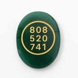 Moneda Zibu din Jad verde - Prosperitate si Noroc