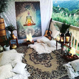 Panza de Perete sau Decor de perete cu sapte chakre pentru yoga, spiritualitate si meditatie