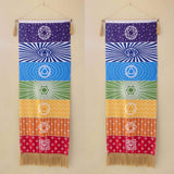 Tapiserie Chakra pentru Meditatie si Yoga cu Franjuri