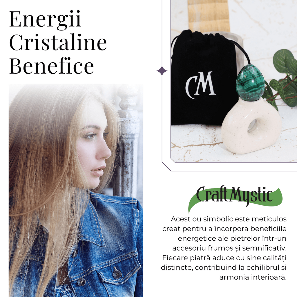 Ou din malachit natural 4-5 cm 100-150 grame