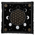 Panza Sacra pentru altar magic - Design Moon Phases - Vrajitorie Tarot Wiccani Spiritualitate - Copie