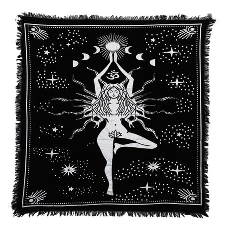 Panza Sacra pentru altar magic - Design 5 Moon Phases - Vrajitorie Tarot Wiccani Spiritualitate - Copie - Copie - Copie