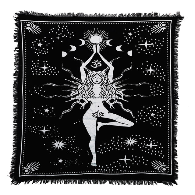 Panza Sacra pentru altar magic - Design 5 Moon Phases - Vrajitorie Tarot Wiccani Spiritualitate - Copie - Copie - Copie