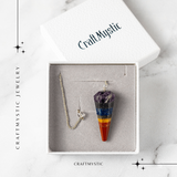 Pendul de Radiestezie cu Pietre 7 Chakre – Echilibru Energetic si Claritate