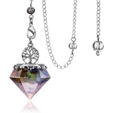 Pendul orgonic cu cristale vindecatoare 7 chakra pentru meditatie si energie pozitiva