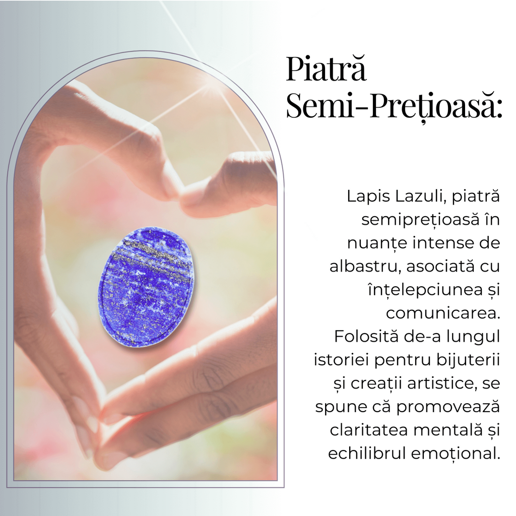 Piatra de Deget Terapeutica Lapis Lazuli 4 cm