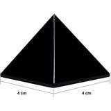 Piramida cristal negru obsidian din piatra semipretioasa naturala 4 cm – pentru protectie, integritate si energie pozitiva