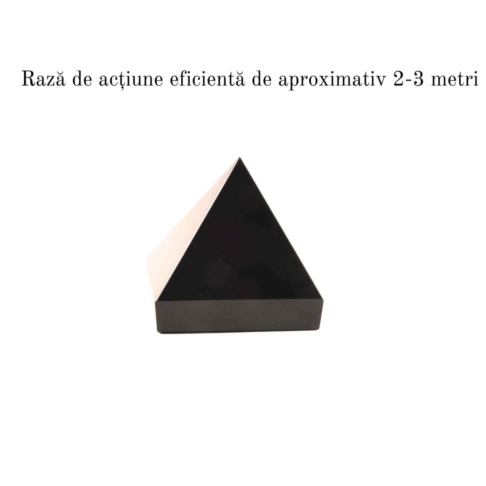 Piramida de Obsidian Natural, 60 mm