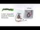 Colier Ajustabil Handmade cu Cristal de Cuart Roz in Broscuta Impletita – Lungime Maxima 45 cm