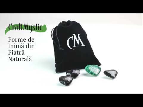 Inima de Malachit Natural 40mm