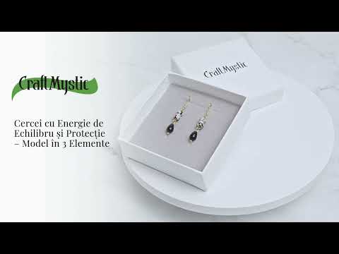 Cercei cu Energie de Echilibru si Protectie – Model in 3 Elemente