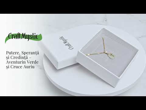 Putere, Speranta si Credinta – Aventurin Verde si Cruce Auriu