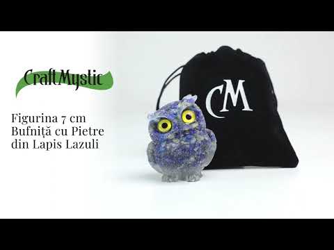 Figurina Bufnita din Lapis Lazuli – Talisman de Intelepciune si Protectie