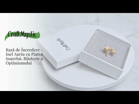 Raza de incredere – Inel Auriu cu Piatra Soarelui, Bijuterie a Optimismului