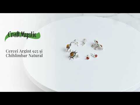 Cercei spirituali – Chihlimbarul care uneste energia si intuitia in montura argint 925