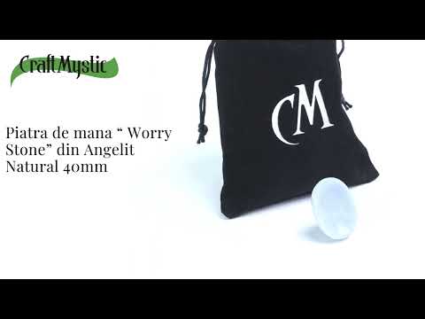 Piatra de Deget Terapeutica Angelit 4 cm