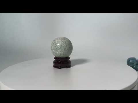 Sfera din Amazonit 50-55 mm cu Suport Inclus