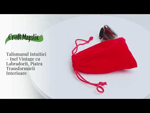 Talismanul Intuitiei – Inel Vintage cu Labradorit, Piatra Transformarii Interioare