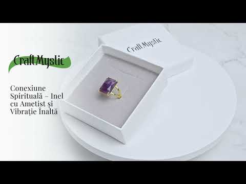 Conexiune Spirituala – Inel cu Ametist si Vibratie Inalta