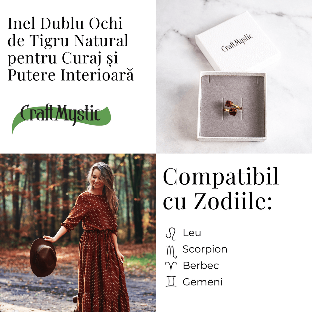 Inelul increderii – Dublu Ochi de tigru pentru curaj si putere interioara