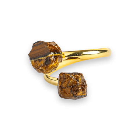 Inelul increderii – Dublu Ochi de tigru pentru curaj si putere interioara