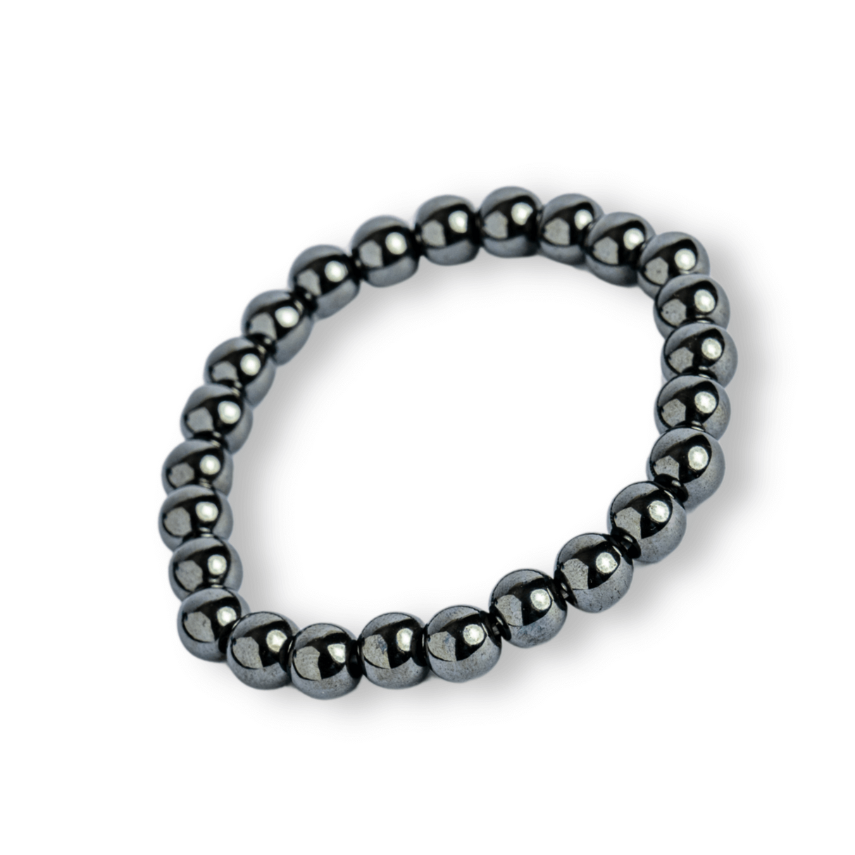 Bratara cu Hematit 8 mm Impamantare si Focus – Unisex, minimalista, puternica