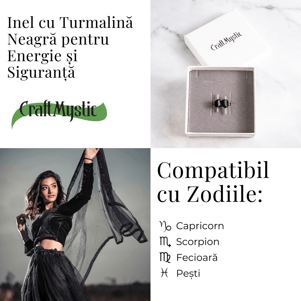 Inel Protectie Totala – Turmalina neagra pentru energie si siguranta