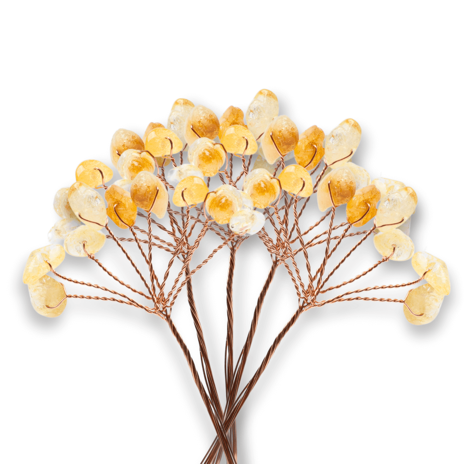 Ramurica DIY din Pietre Naturale Citrin (9 Pietricele)