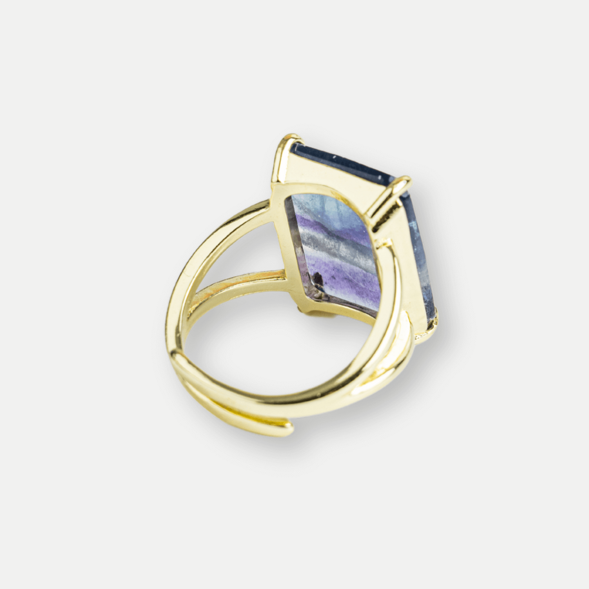 Claritate si Protectie – Inel cu Fluorit Natural si Energie Mentala