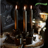 Set de 6 bucati suport ceramica pentru lumanari utilizate pentru ritualuri magice, proiecte DIY, consumabile Wiccan si multe altele