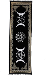 Patura pentru altar magic - Design Moon Phases With Triple Moon - Vrajitorie Tarot Wiccani Spiritualitate