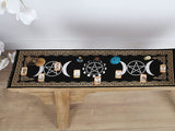 Patura pentru altar magic - Design Moon Phases With Triple Moon - Vrajitorie Tarot Wiccani Spiritualitate