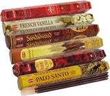 Set 6 pachete mix betisoare parfumate cu cele mai apreciate 6 parfumuri HEM populare + suport pentru betisoare