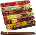 Set 6 pachete mix betisoare parfumate cu cele mai apreciate 6 parfumuri HEM populare + suport pentru betisoare