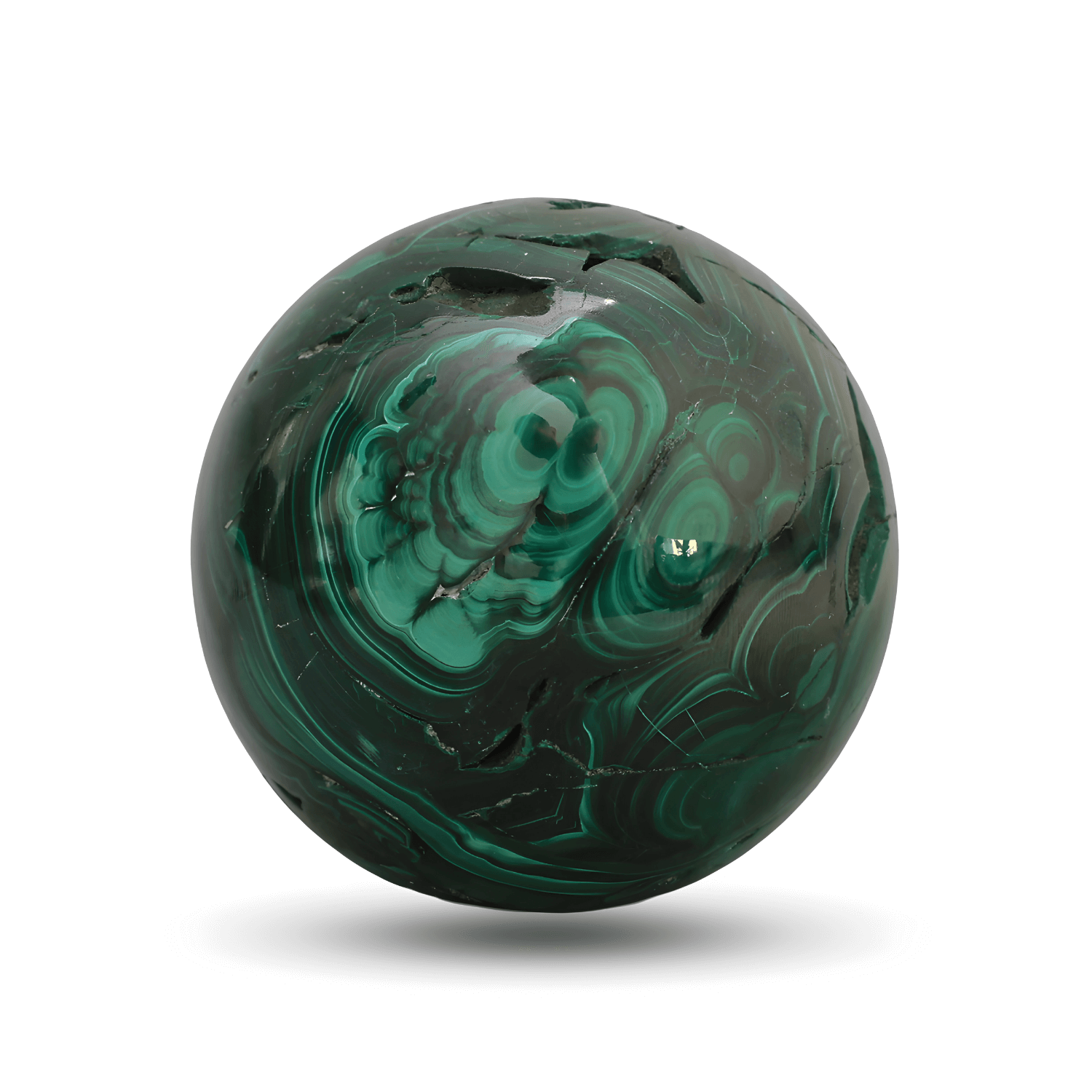 Sfera Malachit natural 50-55 mm 300-350 g