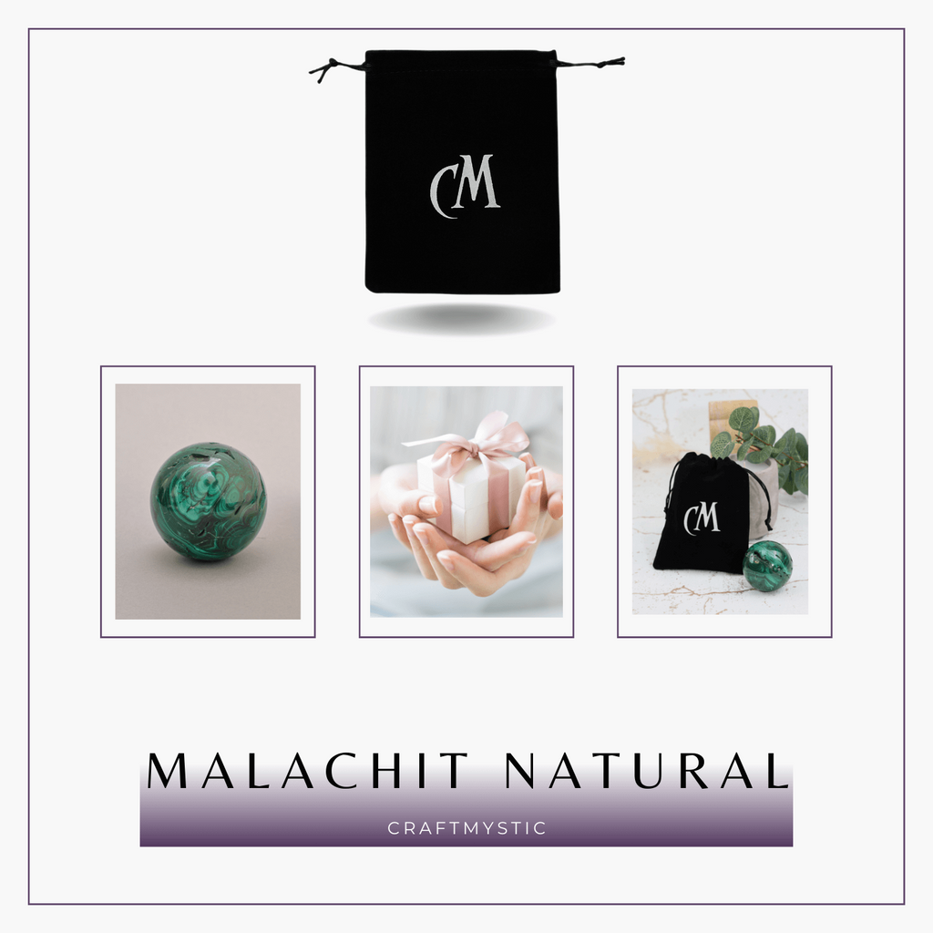 Sfera Malachit natural 50-55 mm 300-350 g