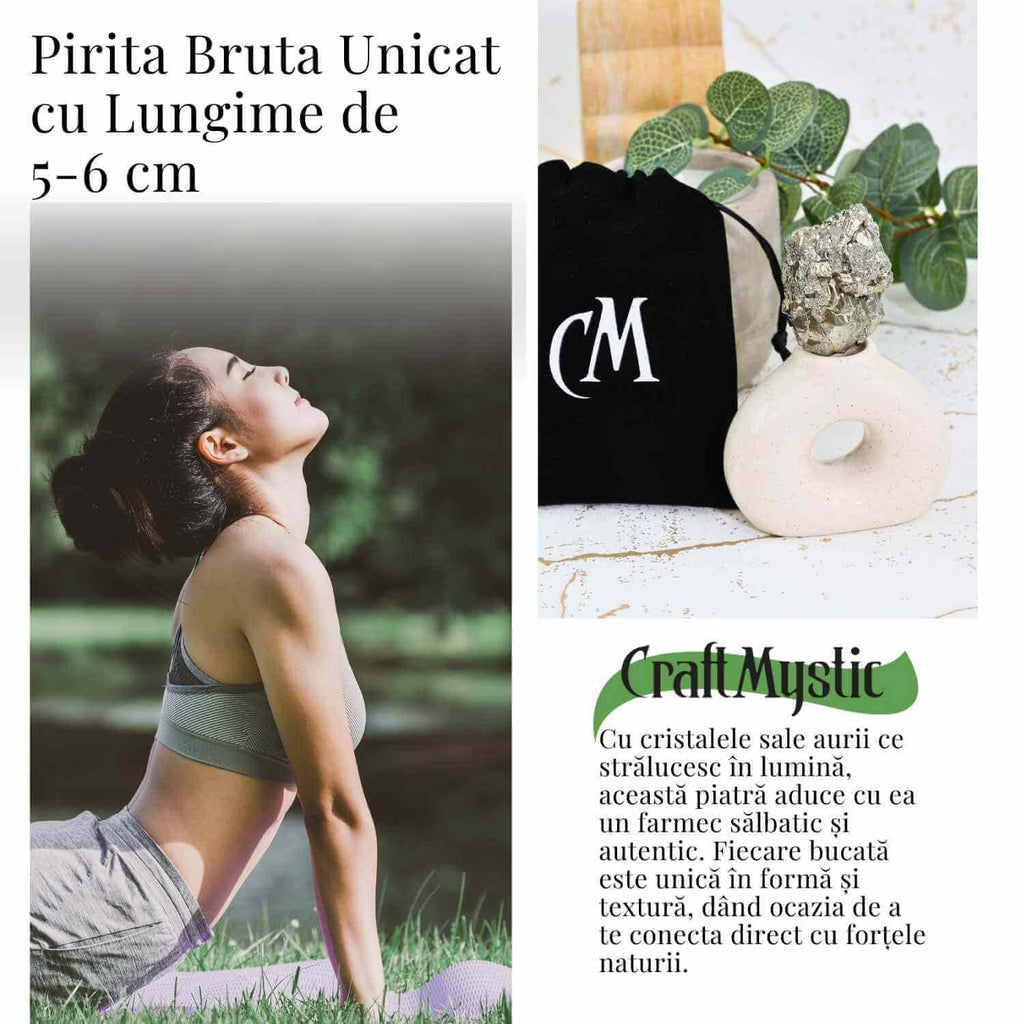 Specimen Pirita Bruta 5-6 cm - Amplifica Energia si Protectia
